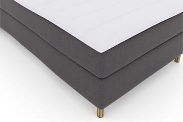 Komplett Sengepakke Choice No 3 120x200 Medium - Mørkegrå|Kobberben - Møbler - Senger - Kontinentalsenger