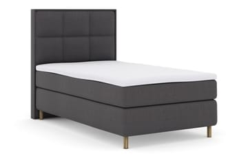 Komplett Sengepakke Choice No 3 120x200 Medium - Mørkegrå|Kobberben - Møbler - Senger - Kontinentalsenger