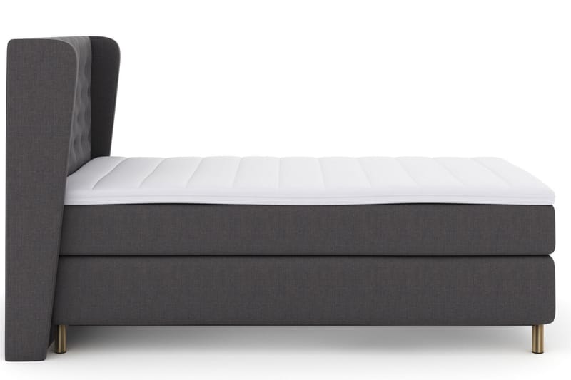 Komplett Sengepakke Choice No 3 120x200 Medium - Mørkegrå|Kobberben - Møbler - Senger - Kontinentalsenger