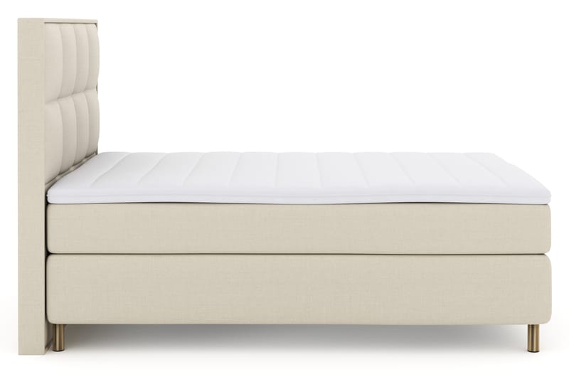 Komplett Sengepakke Choice No 3 140x200 Fast - Beige|Kobberben - Møbler - Senger - Kontinentalsenger