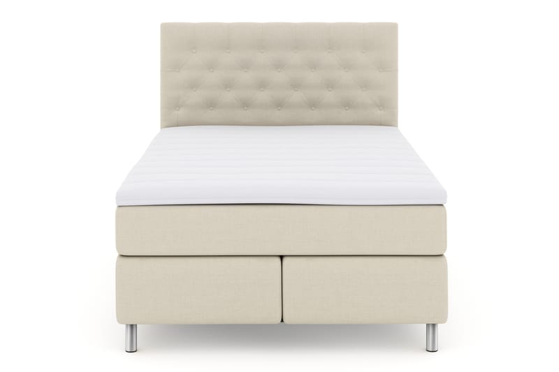 Komplett Sengepakke Choice No 3 140x200 Fast - Beige|Metallben - Møbler - Senger - Kontinentalsenger