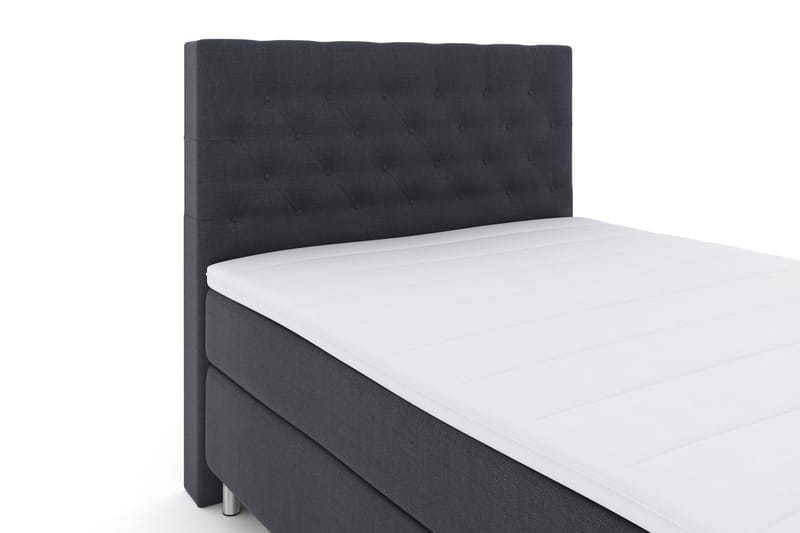 Komplett Sengepakke Choice No 3 140x200 Fast - Blå|Metallben - Møbler - Senger - Kontinentalsenger