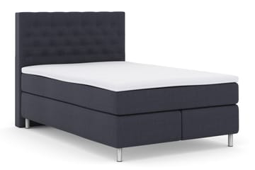 Komplett Sengepakke Choice No 3 140x200 Fast - Blå|Metallben - Møbler - Senger - Kontinentalsenger