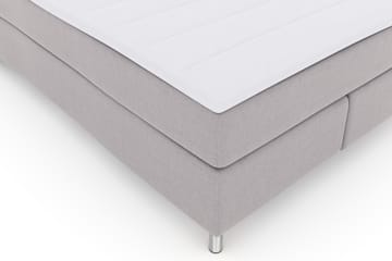 Komplett Sengepakke Choice No 3 140x200 Fast - Lysegrå|Metallben - Møbler - Senger - Kontinentalsenger