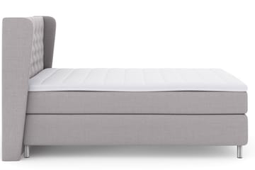 Komplett Sengepakke Choice No 3 140x200 Fast - Lysegrå|Metallben - Møbler - Senger - Kontinentalsenger
