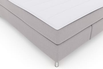Komplett Sengepakke Choice No 3 140x200 Fast - Lysegrå|Metallben - Møbler - Senger - Kontinentalsenger