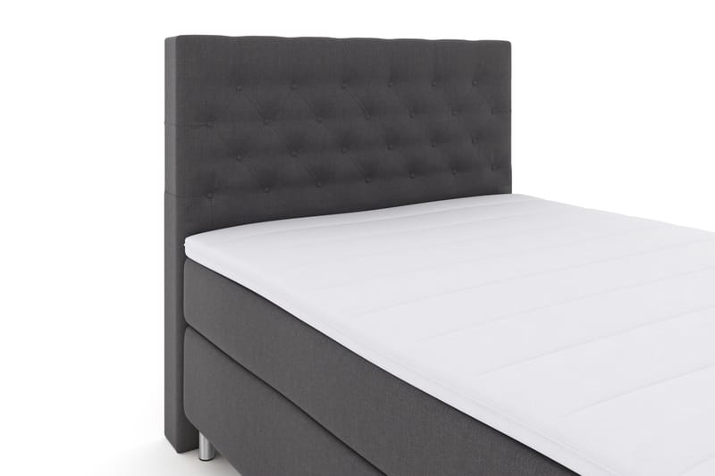 Komplett Sengepakke Choice No 3 140x200 Fast - Mørkegrå|Metallben - Møbler - Senger - Kontinentalsenger