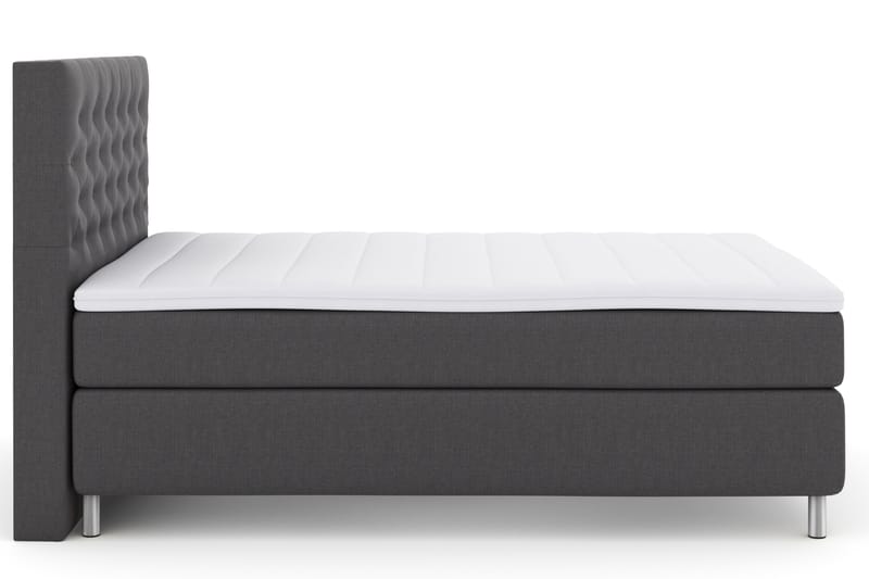 Komplett Sengepakke Choice No 3 140x200 Fast - Mørkegrå|Metallben - Møbler - Senger - Kontinentalsenger