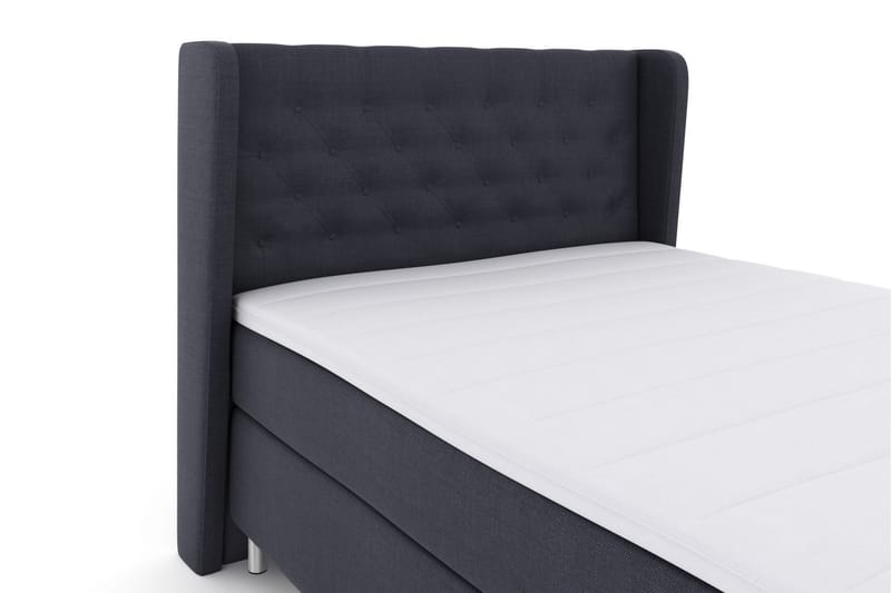 Komplett Sengepakke Choice No 3 140x200 Fast/Medium - Blå|Metallben - Kontinentalsenger - Komplett sengepakke