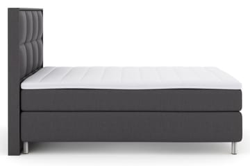 Komplett Sengepakke Choice No 3 140x200 Fast/Medium - Mørkegrå|Metallben - Møbler - Senger - Kontinentalsenger