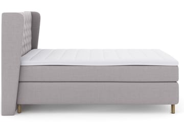 Komplett Sengepakke Choice No 3 140x200 Medium - Lysegrå|Kobberben - Møbler - Senger - Kontinentalsenger