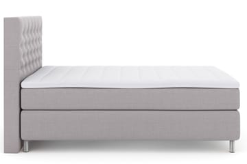 Komplett Sengepakke Choice No 3 140x200 Medium - Lysegrå|Metallben - Møbler - Senger - Kontinentalsenger