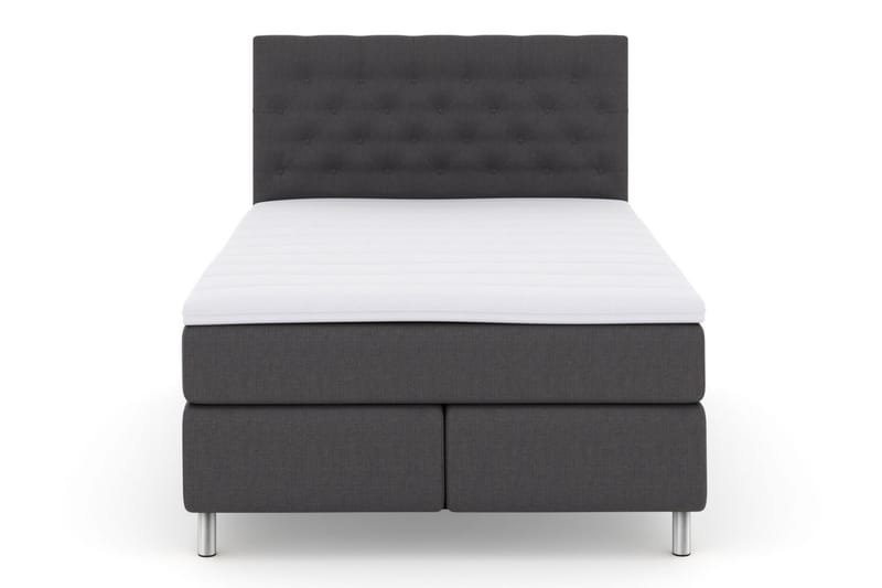 Komplett Sengepakke Choice No 3 140x200 Medium - Mørkegrå|Metallben - Møbler - Senger - Kontinentalsenger