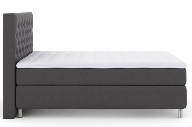 Komplett Sengepakke Choice No 3 140x200 Medium - Mørkegrå|Metallben - Møbler - Senger - Kontinentalsenger