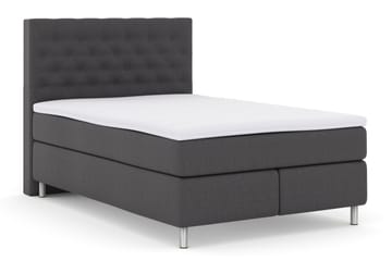 Komplett Sengepakke Choice No 3 140x200 Medium - Mørkegrå|Metallben - Møbler - Senger - Kontinentalsenger