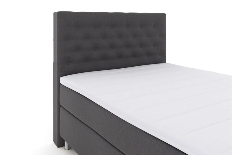 Komplett Sengepakke Choice No 3 140x200 Medium - Mørkegrå|Metallben - Møbler - Senger - Kontinentalsenger