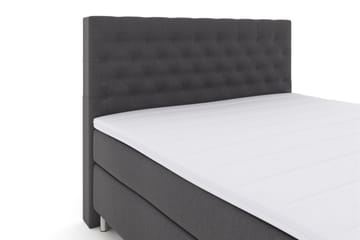 Komplett Sengepakke Choice No 3 160x200 Fast - Mørkegrå|Metallben - Møbler - Senger - Kontinentalsenger