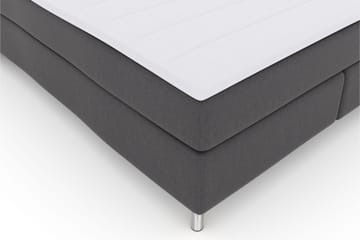 Komplett Sengepakke Choice No 3 160x200 Fast - Mørkegrå|Metallben - Møbler - Senger - Kontinentalsenger