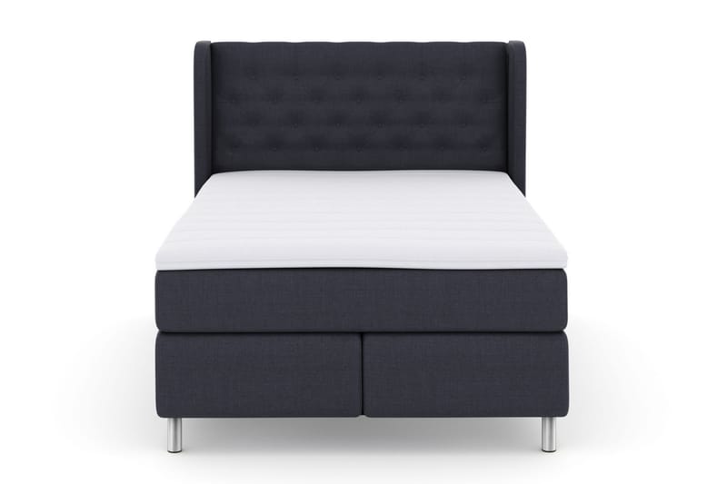 Komplett Sengepakke Choice No 3 160x200 Fast/Medium - Blå|Metallben - Møbler - Senger - Kontinentalsenger