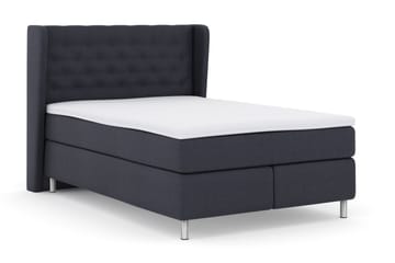 Komplett Sengepakke Choice No 3 160x200 Fast/Medium - Blå|Metallben - Møbler - Senger - Kontinentalsenger