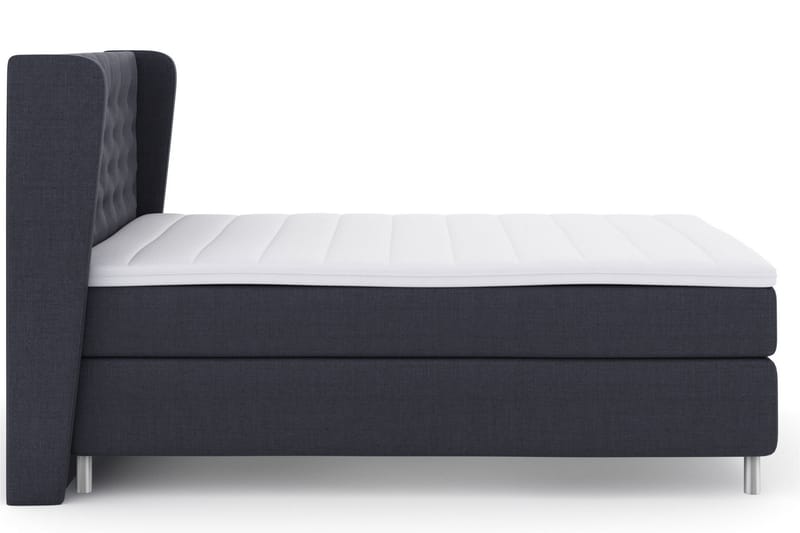 Komplett Sengepakke Choice No 3 160x200 Fast/Medium - Blå|Metallben - Møbler - Senger - Kontinentalsenger