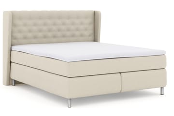 Komplett Sengepakke Choice No 3 180x200 Fast - Beige|Metallben - Møbler - Senger - Kontinentalsenger