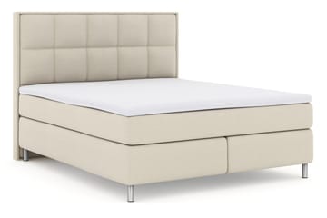 Komplett Sengepakke Choice No 3 180x200 Fast - Beige|Metallben - Møbler - Senger - Kontinentalsenger