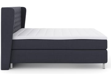 Komplett Sengepakke Choice No 3 180x200 Fast - Blå|Metallben - Møbler - Senger - Kontinentalsenger