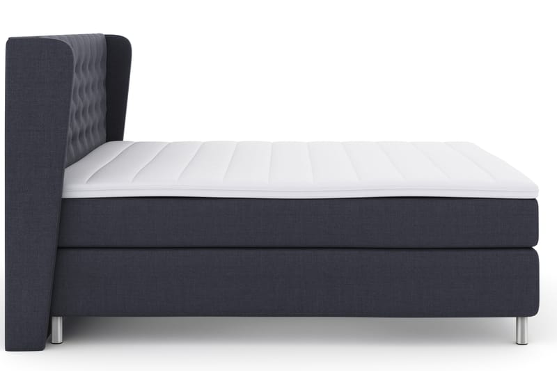 Komplett Sengepakke Choice No 3 180x200 Fast - Blå|Metallben - Møbler - Senger - Kontinentalsenger