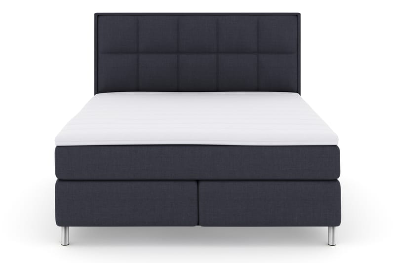 Komplett Sengepakke Choice No 3 180x200 Fast - Blå|Metallben - Møbler - Senger - Kontinentalsenger