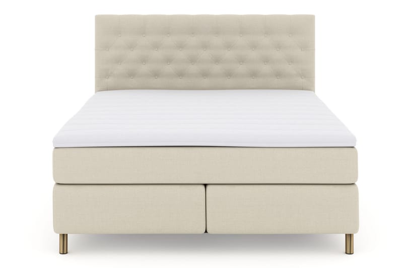 Komplett Sengepakke Choice No 3 180x200 Medium - Beige|Kobberben - Møbler - Senger - Kontinentalsenger