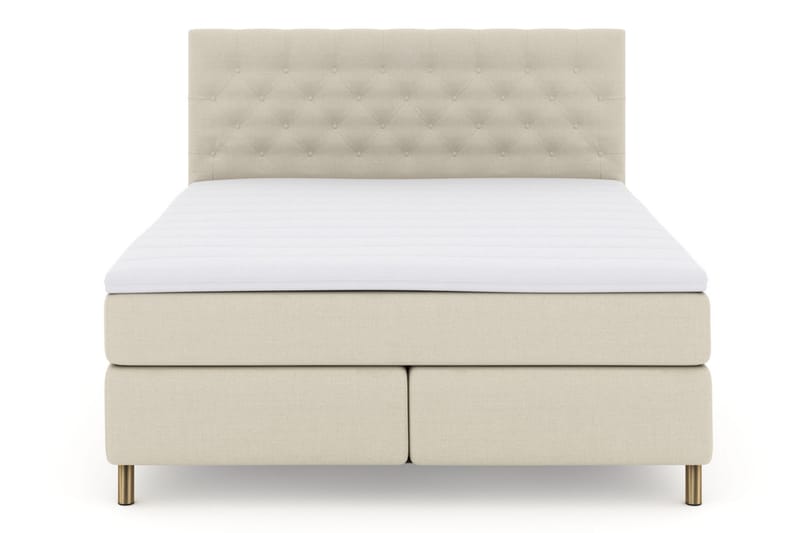 Komplett Sengepakke Choice No 3 180x200 Medium - Beige|Kobberben - Kontinentalsenger - Dobbeltsenger - Komplett sengepakke