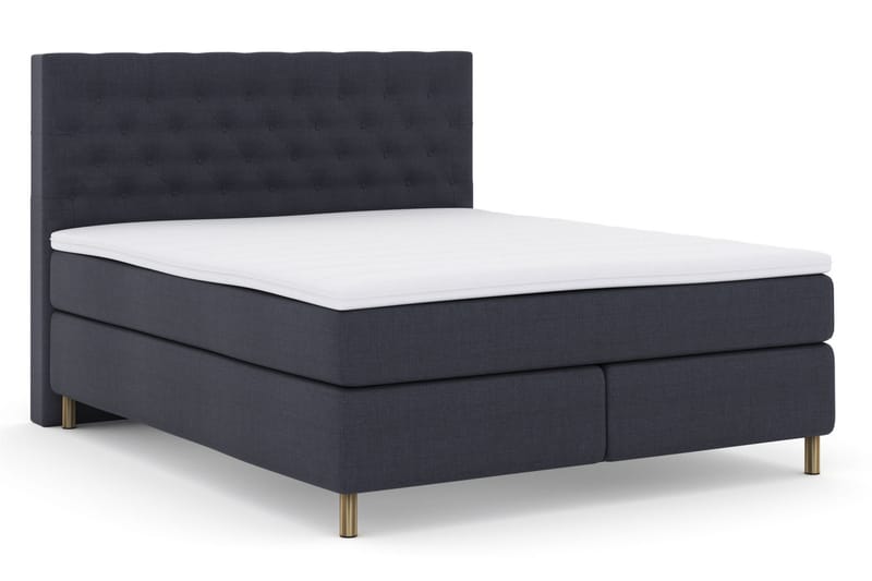 Komplett Sengepakke Choice No 3 180x200 Medium - Blå|Kobberben - Møbler - Senger - Kontinentalsenger