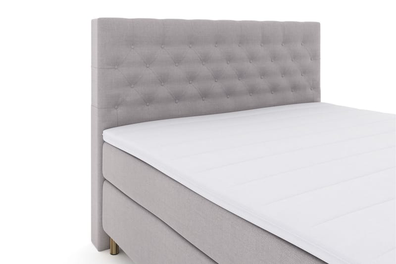 Komplett Sengepakke Choice No 3 180x200 Medium - Lysegrå|Kobberben - Møbler - Senger - Kontinentalsenger