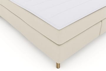 Komplett Sengepakke Choice No 3 210x210 Fast - Beige|Kobberben - Møbler - Senger - Kontinentalsenger