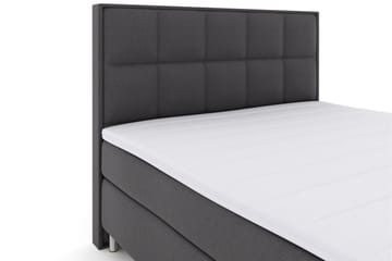 Komplett Sengepakke Choice No 3 210x210 Fast - Mørkegrå|Metallben - Møbler - Senger - Kontinentalsenger