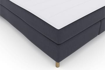 Komplett Sengepakke Choice No 3 210x210 Fast/Medium - Blå|Kobberben - Møbler - Senger - Kontinentalsenger