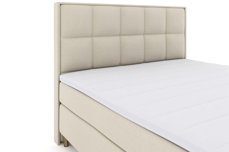 Komplett Sengepakke Choice No 3 210x210 Medium - Beige|Kobberben - Kontinentalsenger - Dobbeltsenger - Komplett sengepakke