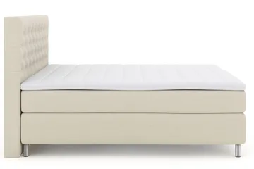 Komplett Sengepakke Choice No 3 210x210 Medium - Beige|Metallben - Møbler - Senger - Kontinentalsenger