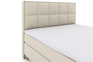 Komplett Sengepakke Choice No 3 210x210 Medium - Beige|Metallben - Møbler - Senger - Kontinentalsenger