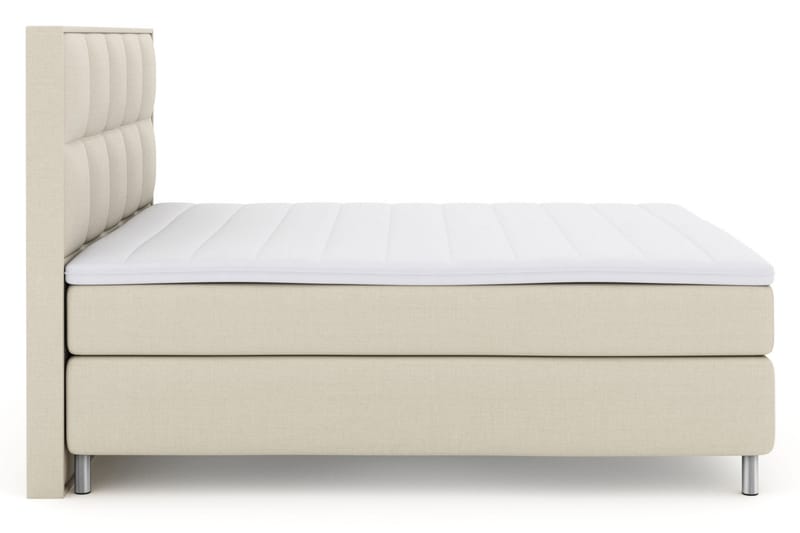 Komplett Sengepakke Choice No 3 210x210 Medium - Beige|Metallben - Møbler - Senger - Kontinentalsenger