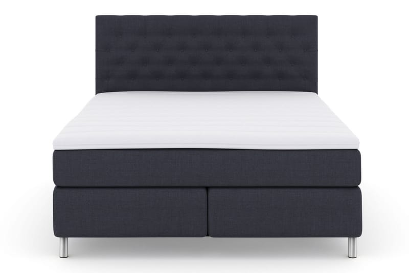 Komplett Sengepakke Choice No 3 210x210 Medium - Blå|Metallben - Møbler - Senger - Kontinentalsenger