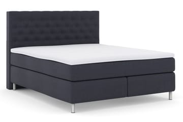 Komplett Sengepakke Choice No 3 210x210 Medium - Blå|Metallben - Møbler - Senger - Kontinentalsenger