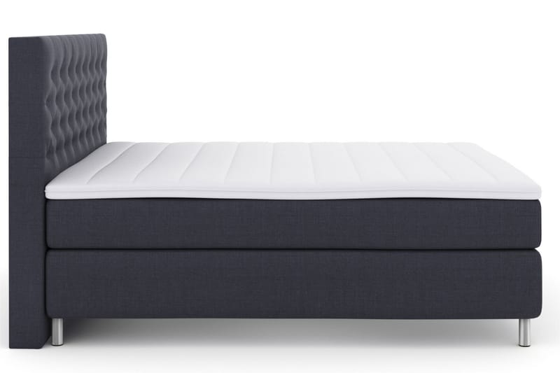 Komplett Sengepakke Choice No 3 210x210 Medium - Blå|Metallben - Møbler - Senger - Kontinentalsenger