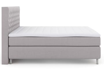 Komplett Sengepakke Choice No 3 210x210 Medium - Lysegrå|Metallben - Møbler - Senger - Kontinentalsenger