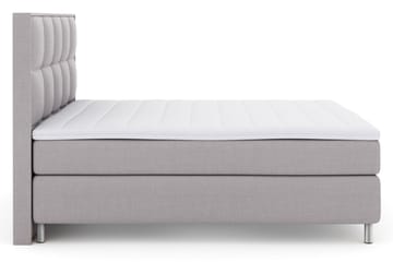 Komplett Sengepakke Choice No 3 210x210 Medium - Lysegrå|Metallben - Møbler - Senger - Kontinentalsenger