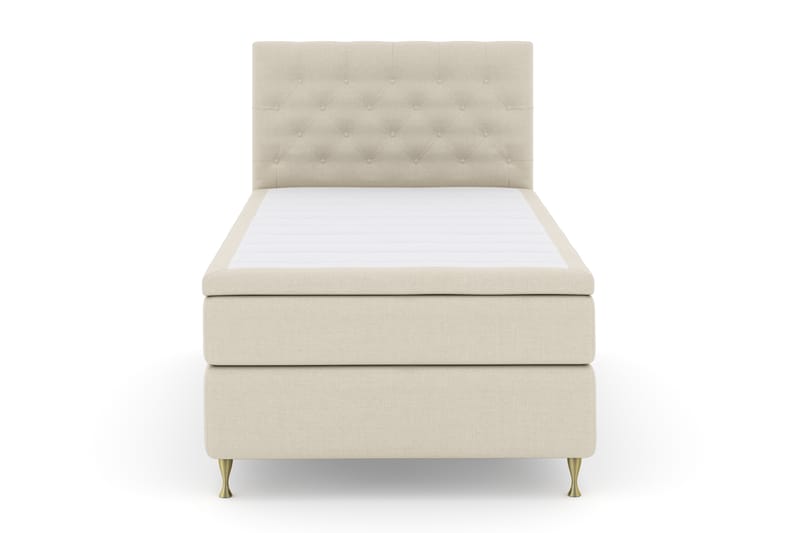Komplett Sengepakke Choice No 4 120x200 Fast - Beige|Gullben - Møbler - Senger - Enkeltsenger