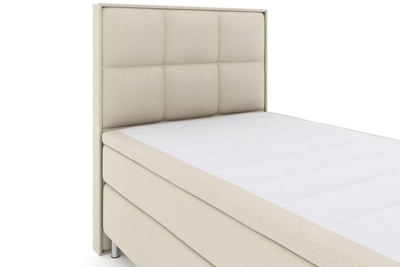 Komplett Sengepakke Choice No 4 120x200 Fast - Beige|Metallben - Kontinentalsenger - Komplett sengepakke