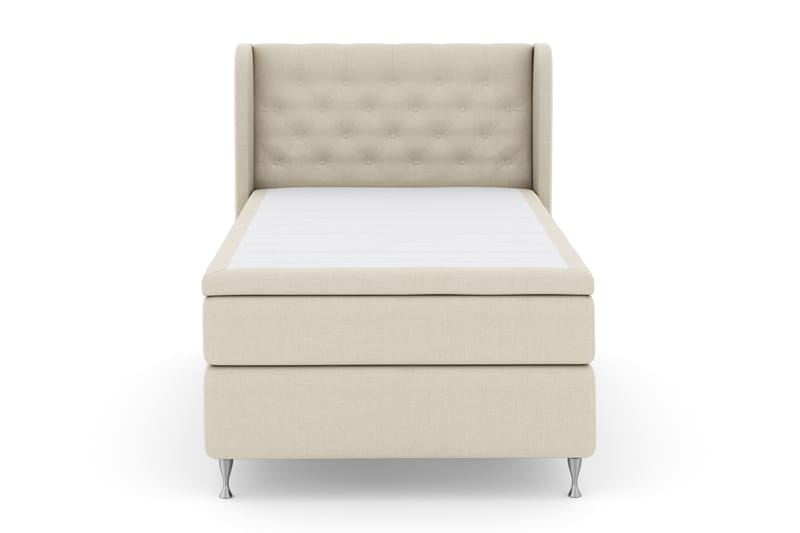 Komplett Sengepakke Choice No 4 120x200 Fast - Beige|Sølvben - Møbler - Senger - Kontinentalsenger