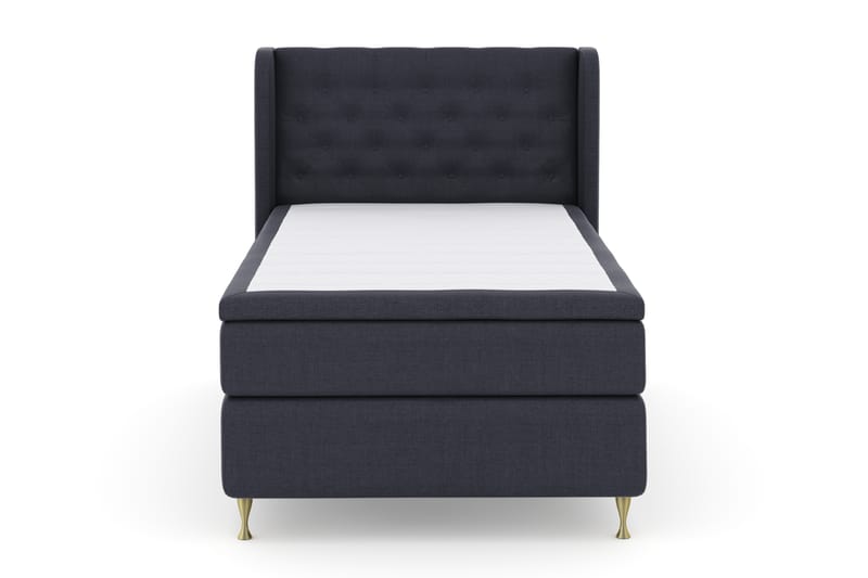 Komplett Sengepakke Choice No 4 120x200 Fast - Blå|Gullben - Møbler - Senger - Kontinentalsenger